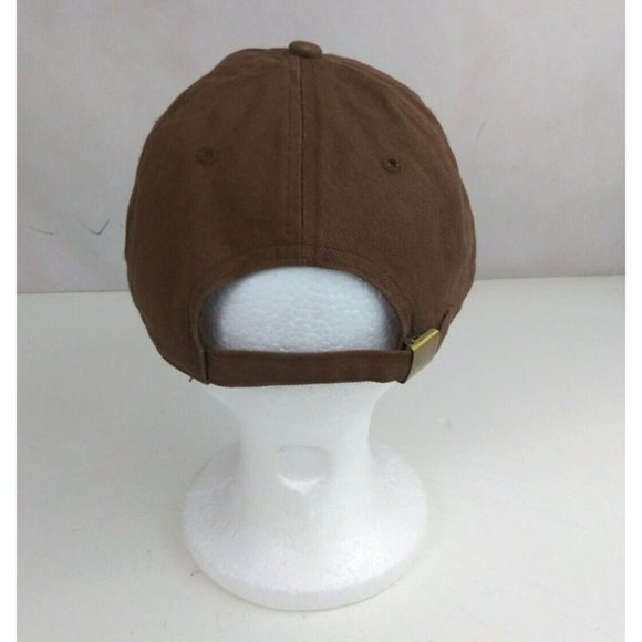 Brown With Embroidered Poop Emoji Adjustable Baseball Cap - Picture 3 of 6